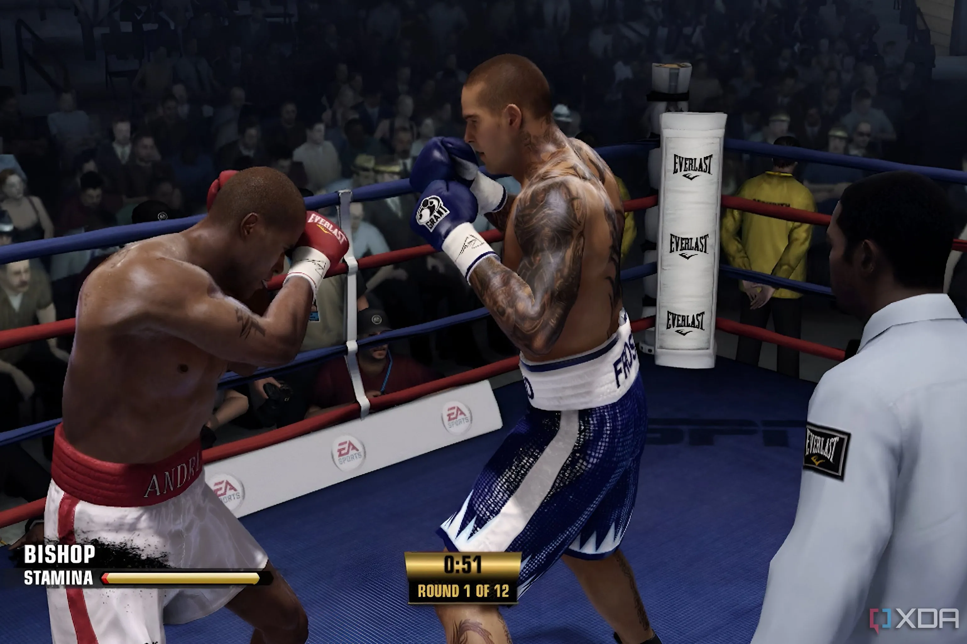 Trận đấu quyền anh căng thẳng trong game Fight Night Champion với Isaac Frost
