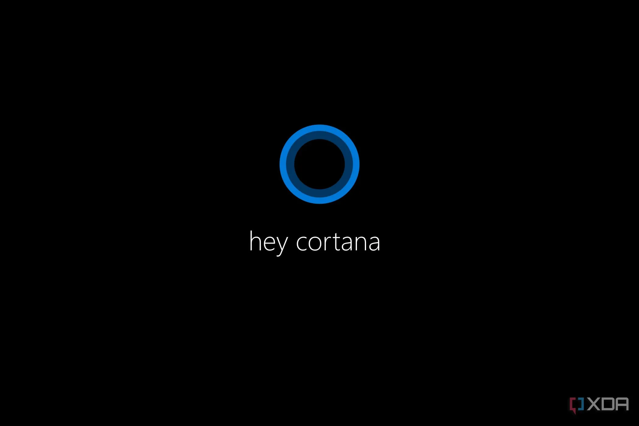Trợ lý ảo Cortana của Microsoft trên giao diện Windows 10, một giải pháp điều khiển giọng nói tiền nhiệm.