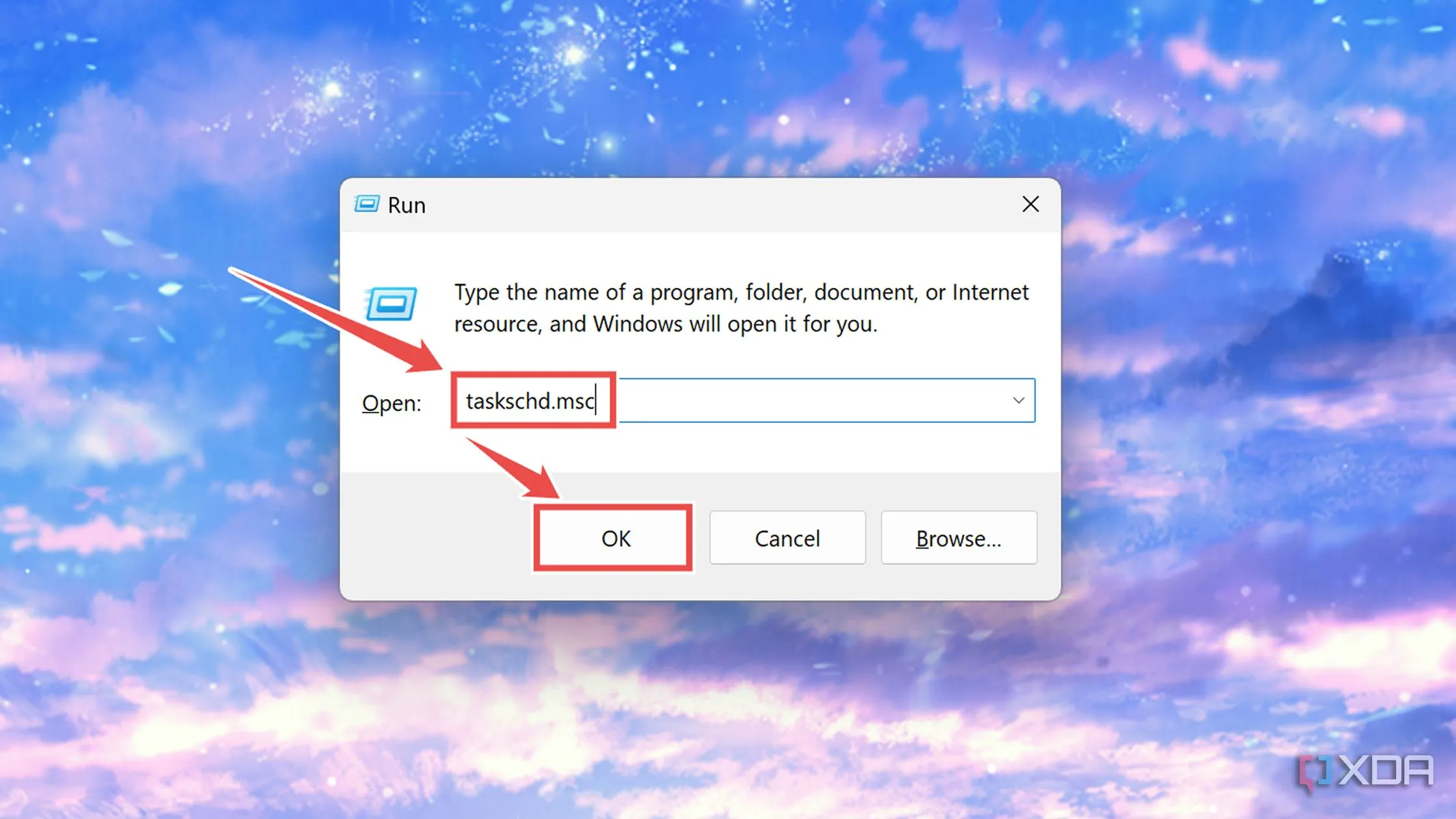 Truy cập Task Scheduler trên Windows 11 để tự động hóa sao lưu