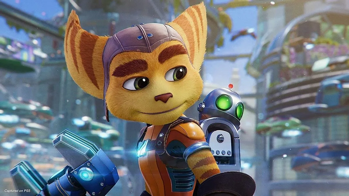 Tựa game Ratchet &amp; Clank: Rift Apart, một trong những trò chơi điển hình được AMD dùng để minh họa cải tiến FSR 3.1.