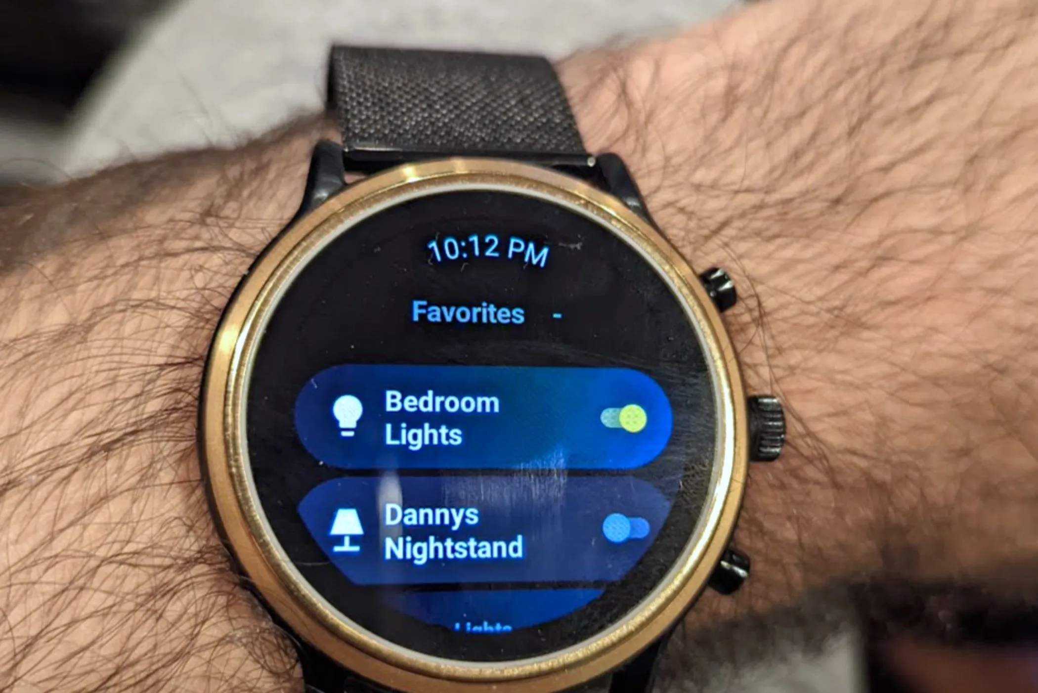 Ứng dụng Home Assistant trên đồng hồ thông minh Wear OS