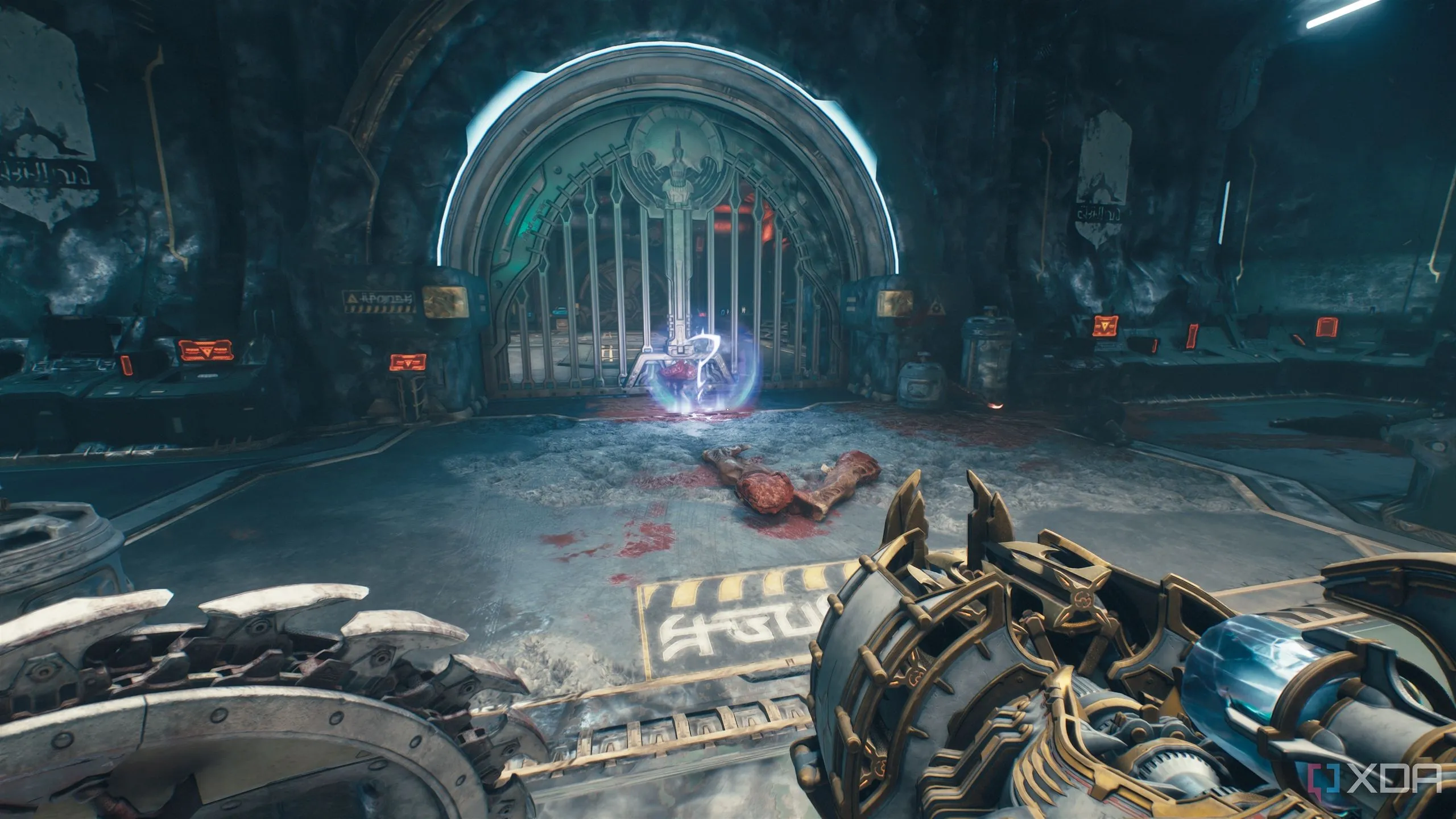 Vật phẩm Skin Vũ Khí cho Chainshot được tìm thấy sau khi vượt qua Khu vực bí mật 2 trong Doom The Dark Ages.