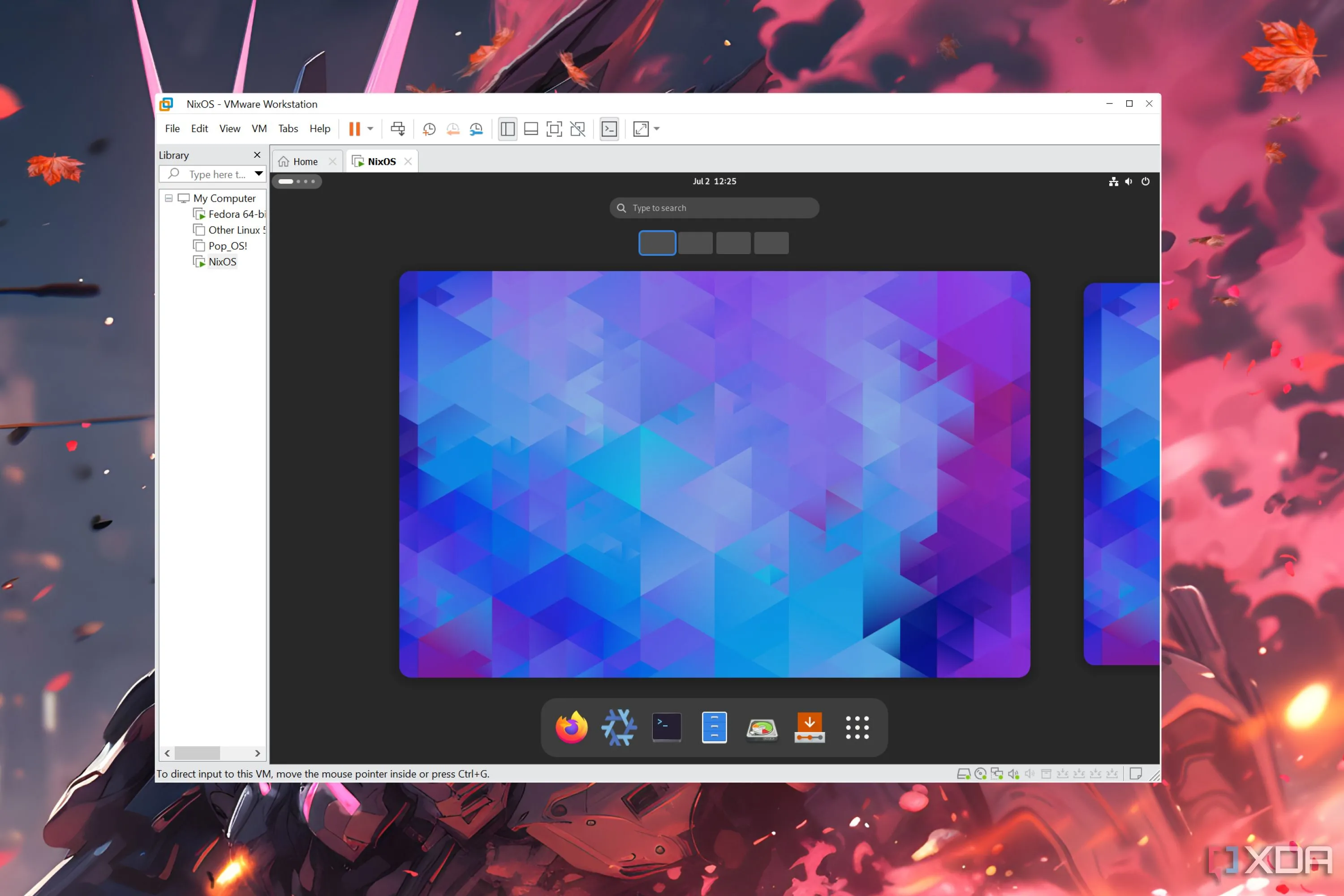 VMware Workstation Pro chạy NixOS